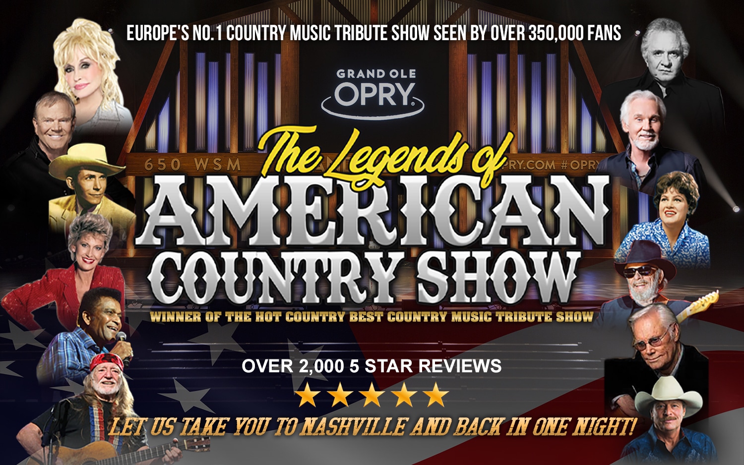 The Legends of American Country Show 2024 Elgin Town Hall